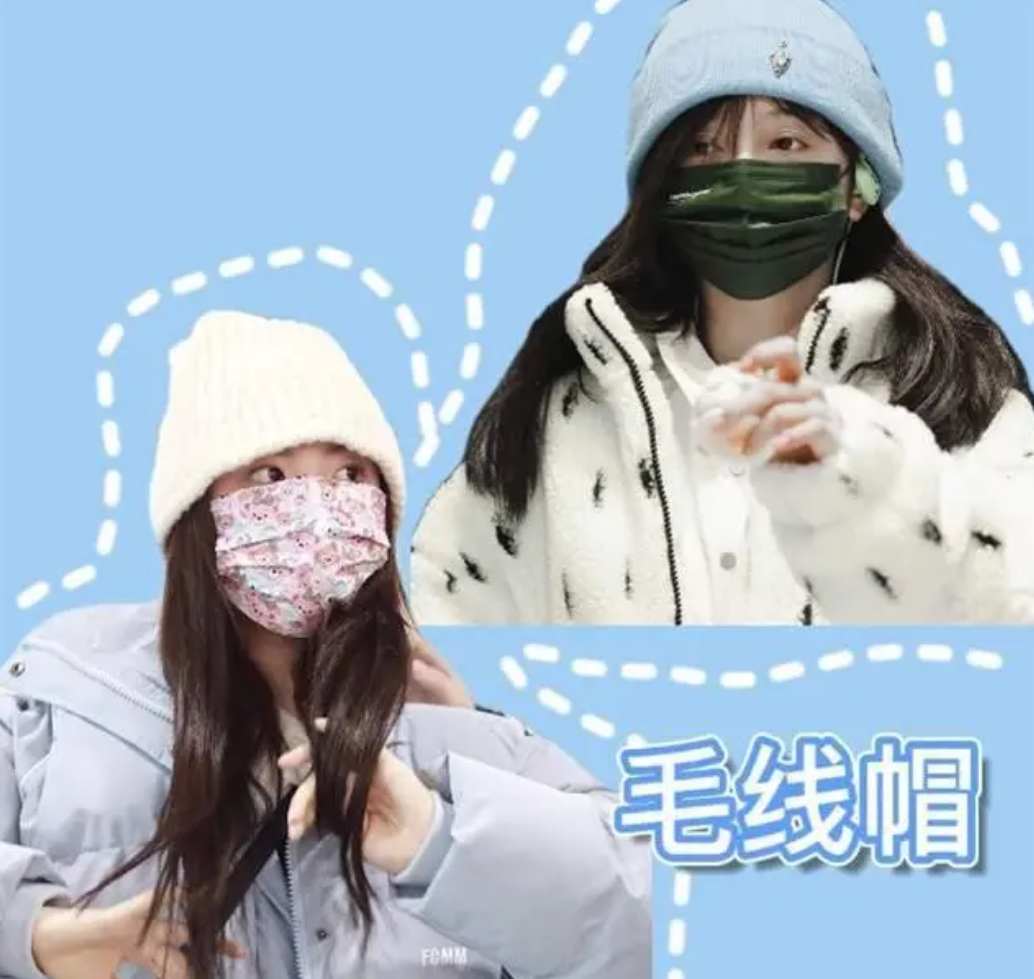 毛线帽子图片